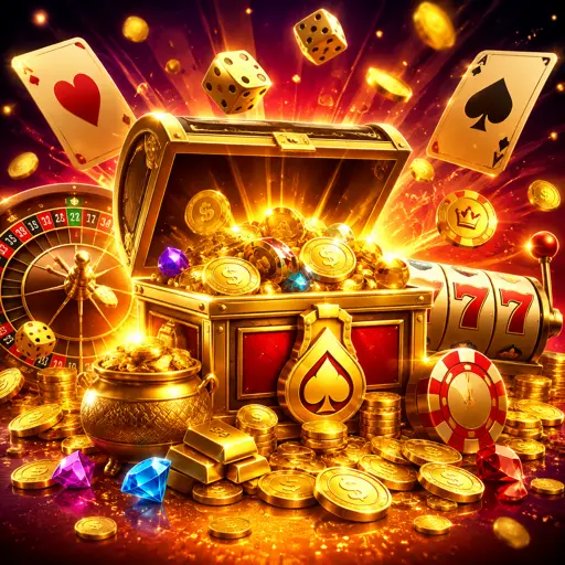 Contador de jackpot acumulado em milhões sobre fundo escuro dourado